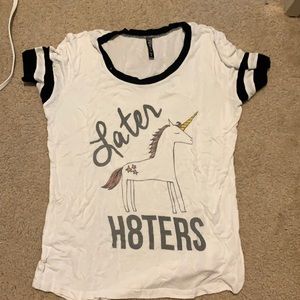 Later H8ters unicorn shirt